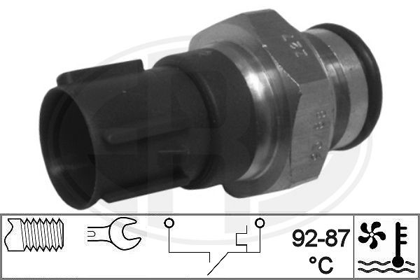 Temperaturswitch, kylarfläkt