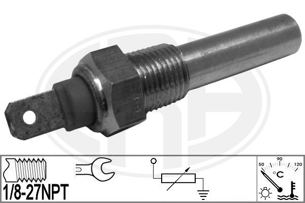 Sensor, kylvätsketemperatur