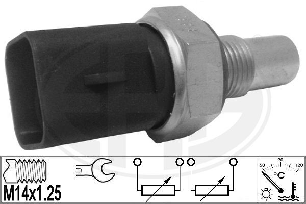 Sensor, kylvätsketemperatur