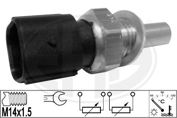 Sensor, kylvätsketemperatur