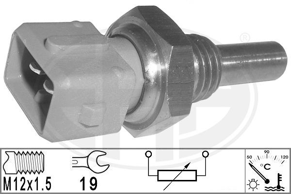 Sensor, kylvätsketemperatur