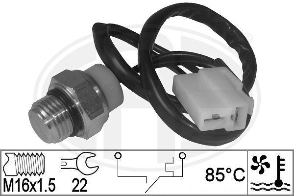 Temperaturswitch, kylarfläkt Temperaturswitch, kylarfläkt