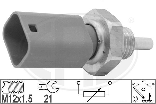 Sensor, kylvätsketemperatur