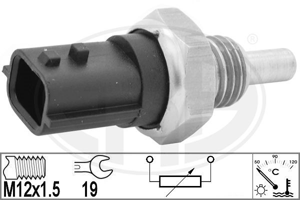 Sensor, kylvätsketemperatur