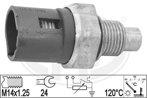 Sensor, kylvätsketemperatur