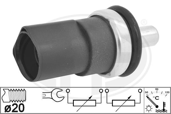 Sensor, kylvätsketemperatur