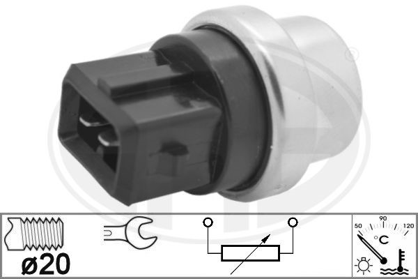 Temperaturswitch, kylarfläkt