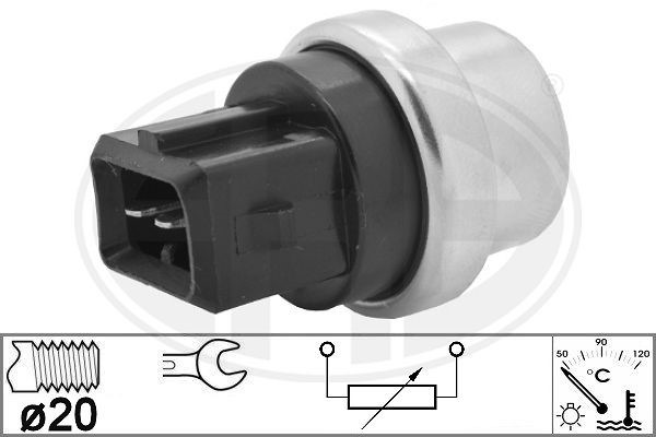 Temperaturswitch, kylarfläkt