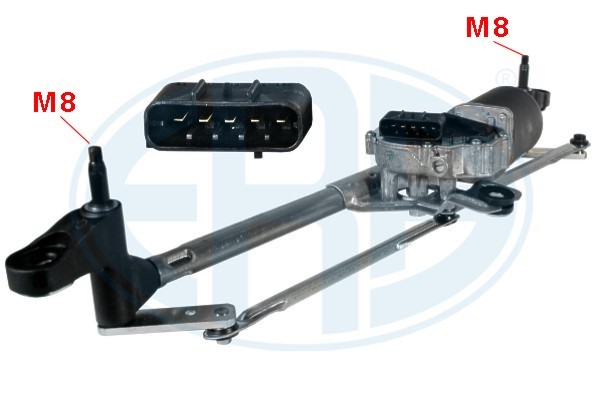 Torkarmotor 12V, Fram