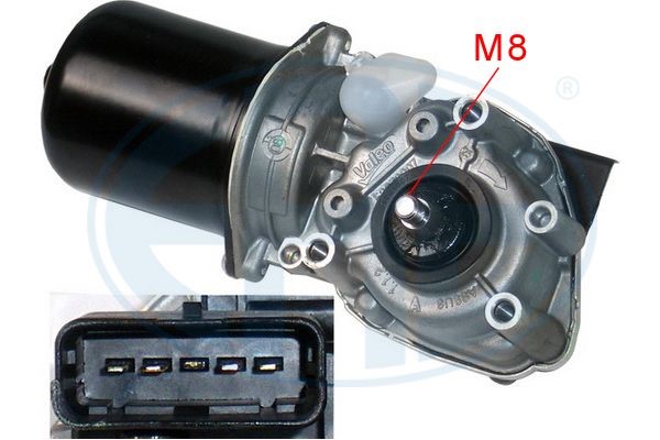 Torkarmotor 12V, Fram