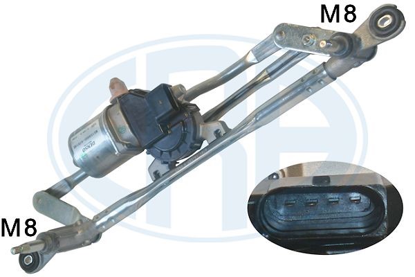 Vindrutetorkarsystem, Fram Vindrutetorkarsystem, Fram