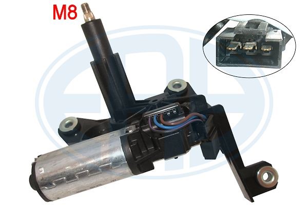 Torkarmotor 12V, Bak