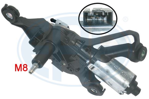 Torkarmotor 12V, Bak