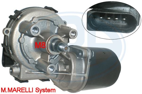 Torkarmotor 12V, Fram