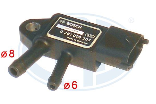 Sensor, avgastryck