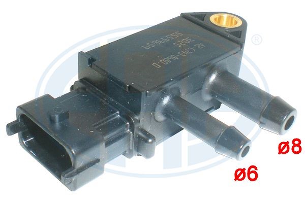 Sensor, avgastryck
