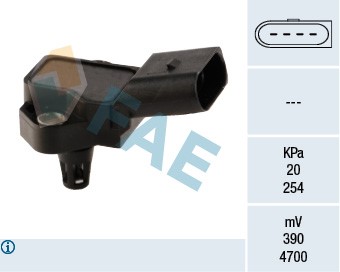 Sensor, insugstryck Fae 15037 FAE