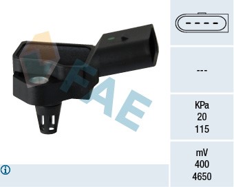 Sensor, insugstryck Fae 15060 FAE