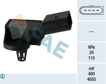 Sensor, insugstryck Fae 15090 FAE
