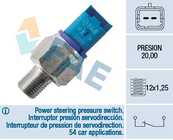 Sensor, oljetryck Fae 18502 FAE