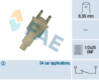 Bromsljuskontakt Fae 24300 FAE