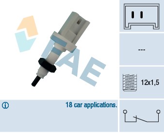 Bromsljuskontakt Fae 24370 FAE