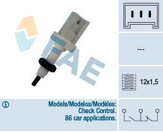 Bromsljuskontakt Fae 24380 FAE