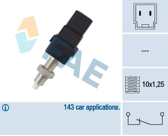Bromsljuskontakt 12V Fae 24450 FAE