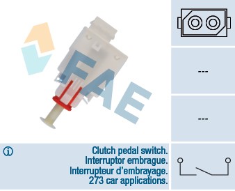 Kontakt, kopplingsstyrning Fae 24465 FAE