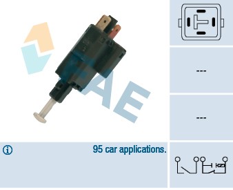 Bromsljuskontakt Fae 24516 FAE