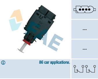 Bromsljuskontakt Fae 24530 FAE