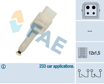 Bromsljuskontakt Fae 24565 FAE