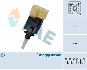 Bromsljuskontakt Fae 24595 FAE