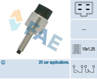 Bromsljuskontakt Fae 24615 FAE