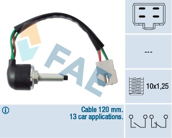 Bromsljuskontakt Fae 24616 FAE
