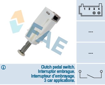 Kontakt, kopplingsstyrning Fae 24791 FAE