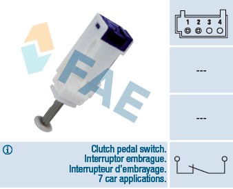 Kontakt, kopplingsstyrning Fae 24792 FAE