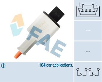 Bromsljuskontakt Fae 24888 FAE