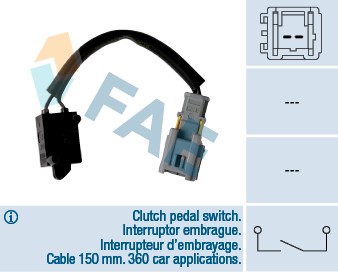 Kontakt, kopplingsstyrning Fae 24907 FAE