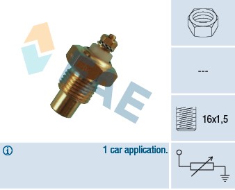 Kylvätsketemperatur-sensor Fae 30280 FAE