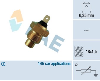 Kylvätsketemperatur-sensor Fae 31020 FAE