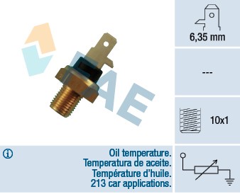 Kylvätsketemperatur-sensor Fae 31610 FAE