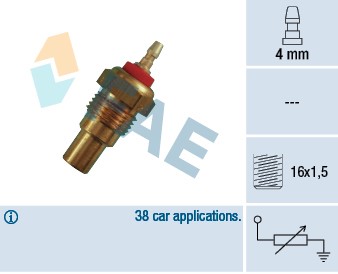 Kylvätsketemperatur-sensor Fae 32160 FAE