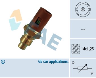 Kylvätsketemperatur-sensor Fae 32240 FAE