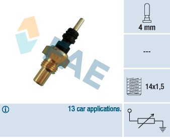 Kylvätsketemperatur-sensor Fae 32250 FAE