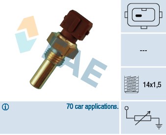 Kylvätsketemperatur-sensor Fae 32270 FAE