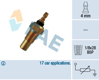 Kylvätsketemperatur-sensor Fae 32310 FAE