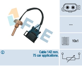 Kylvätsketemperatur-sensor Fae 32370 FAE
