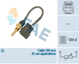 Sensor, topplockstemperaturr Fae 32425 FAE