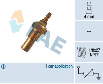 Kylvätsketemperatur-sensor Fae 32480 FAE Kylvätsketemperatur-sensor Fae 32480 FAE